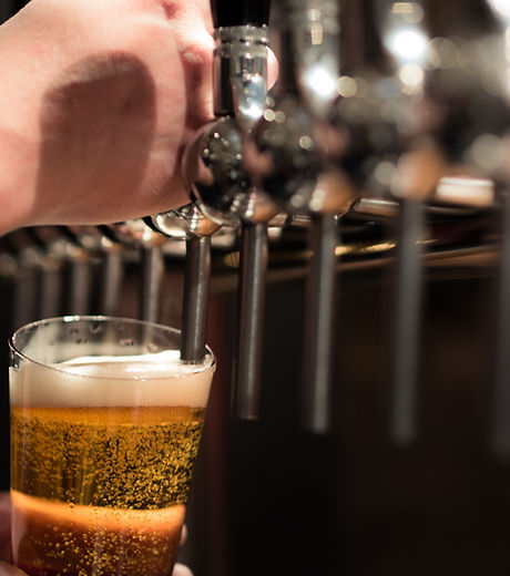 Beer on tap