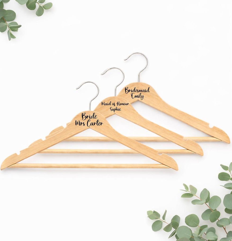 Thumbnail: Wooden Coathanger Set