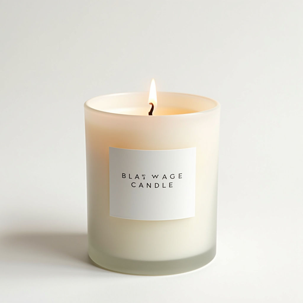 Personalized Message Candle