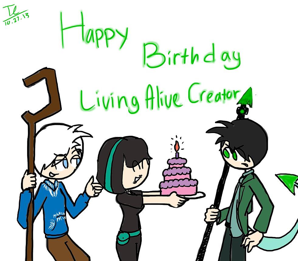 Happy Birthday LivingAliveCreator