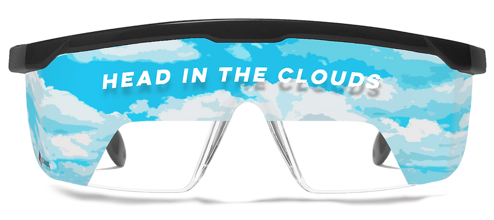 Scanners Aviator Spotlight Sophie Bilodeau. Pilot IFR View Limiting Training glasses.