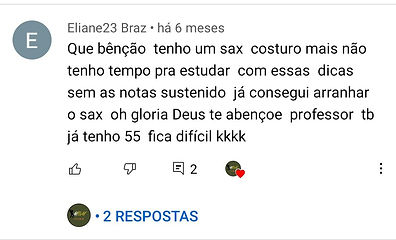 comentários dos vídeos de Marcelo Bastos no Youtube