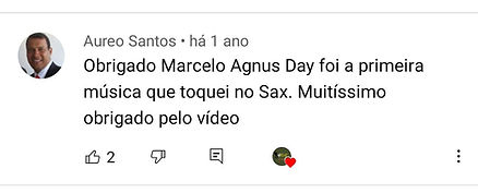 comentários dos vídeos de Marcelo Bastos no Youtube