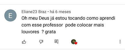 comentários dos vídeos de Marcelo Bastos no Youtube