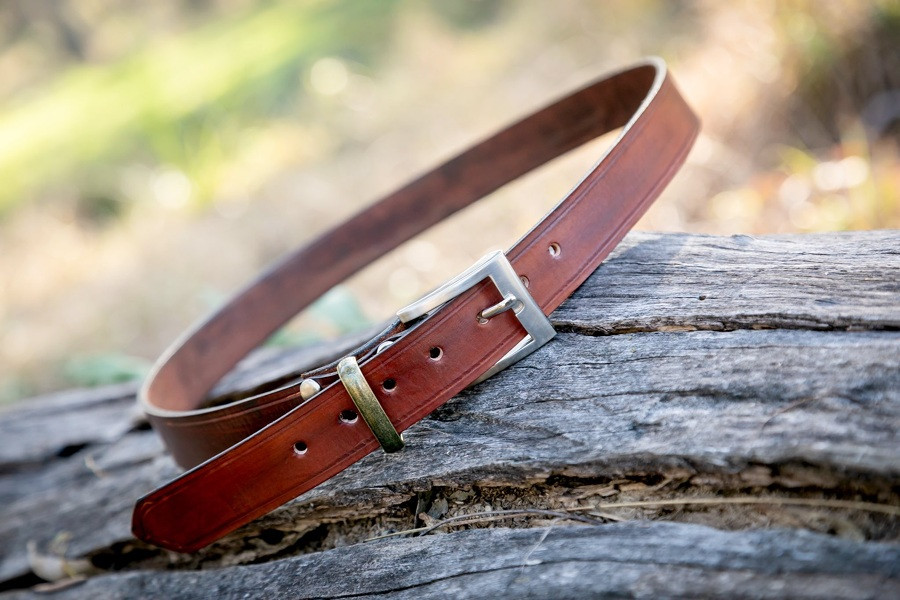 Thumbnail: Leather Dog Collar - 25mm wide