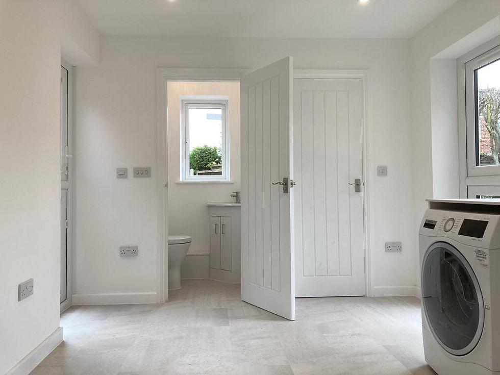 Extension with utility and WC fit - Glemsford 1