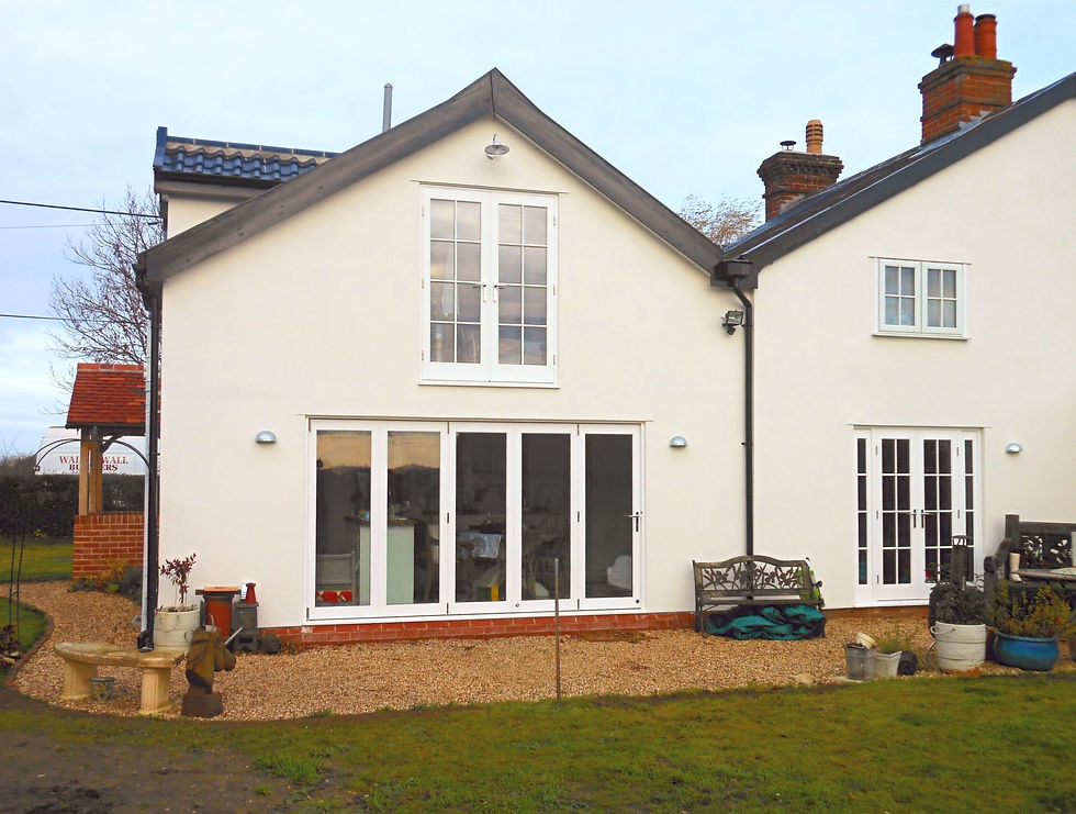 Two Storey Timber Framed Extension and Porch - Brettenham