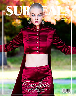 Creative beauty styling by Tracy Saunders Makeup for Surreal Magazine feature