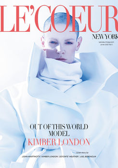 Creative beauty styling by Tracy Saunders Makeup for Surreal Magazine feature
