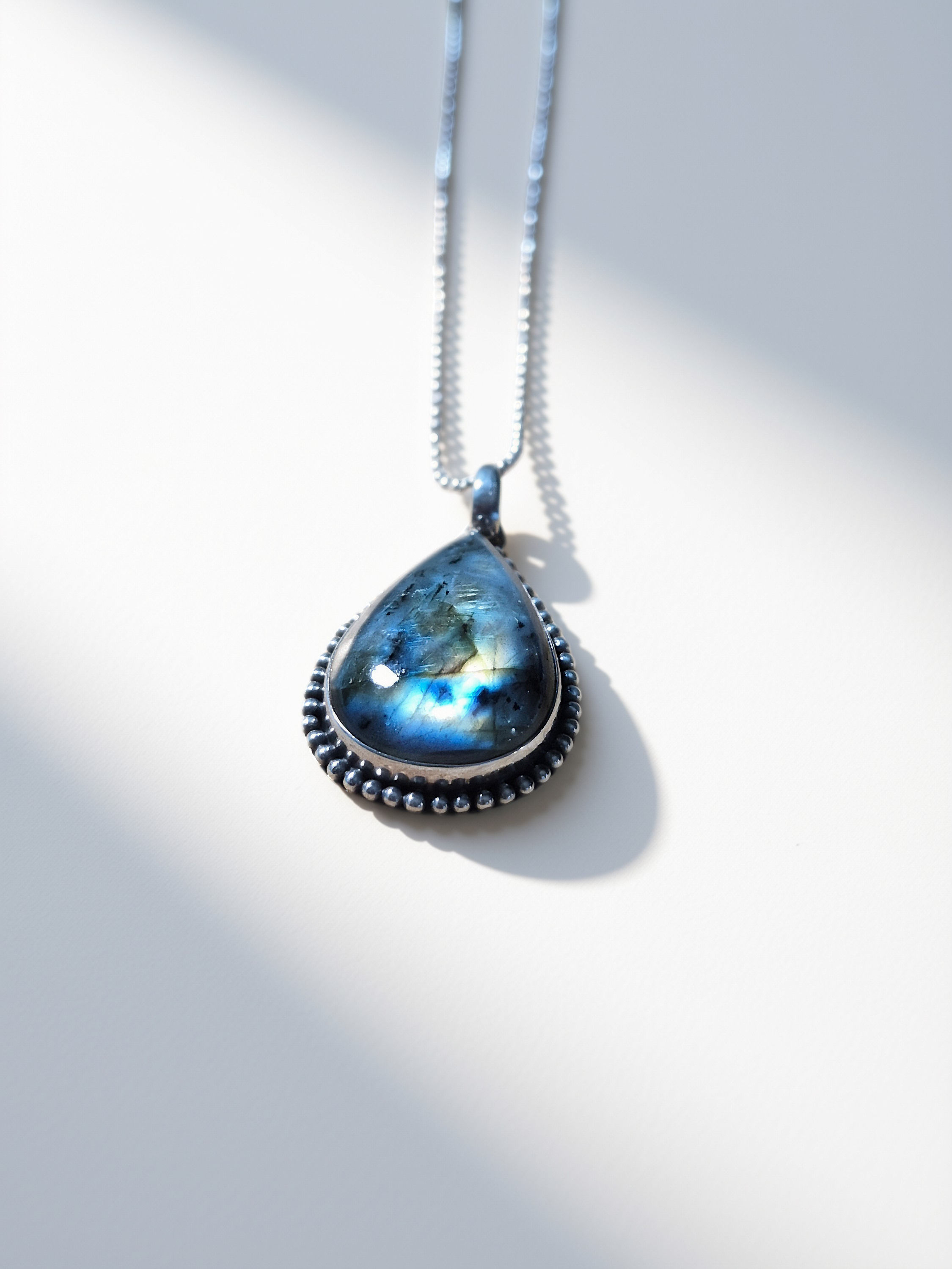Labradorite Oval Necklace