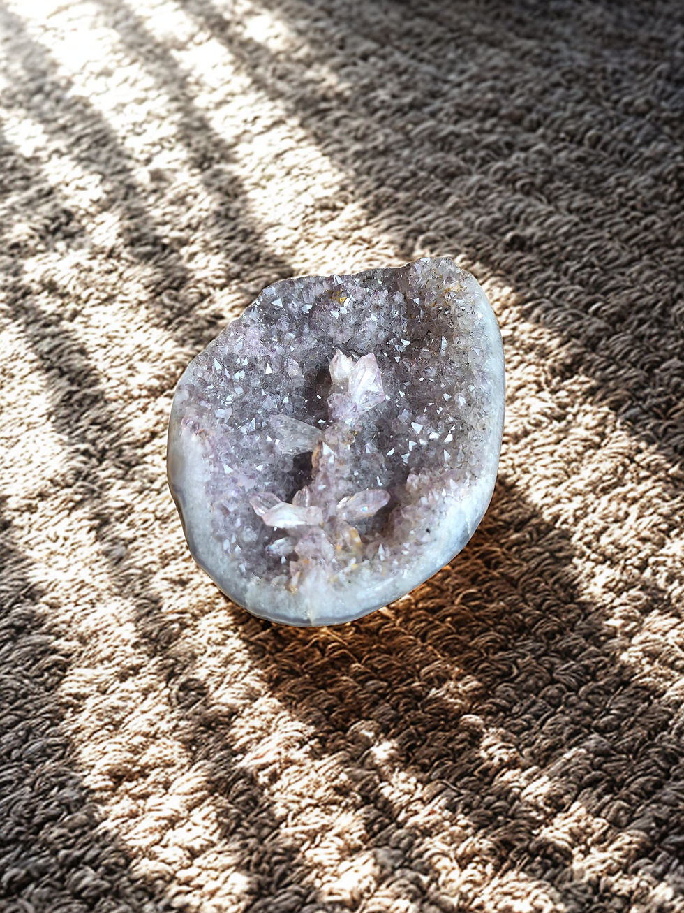Thumbnail: Polished Amethyst Cluster Dish
