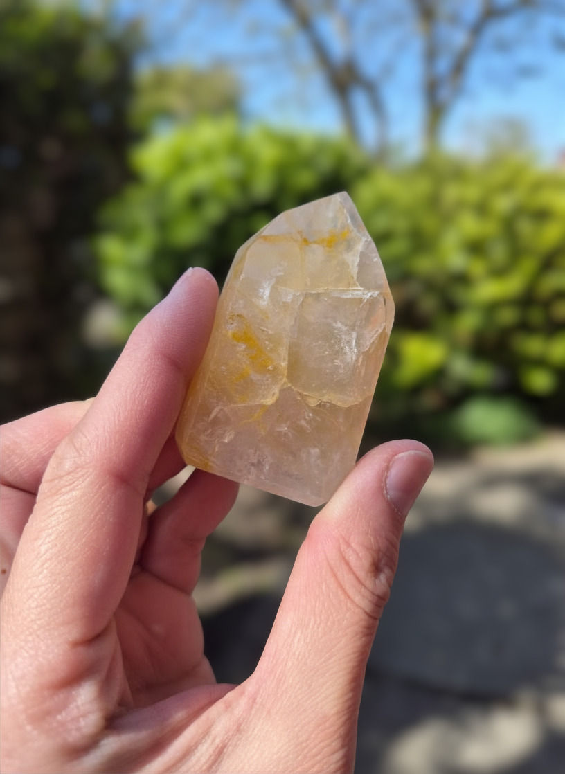 Golden Healer Quartz Tower