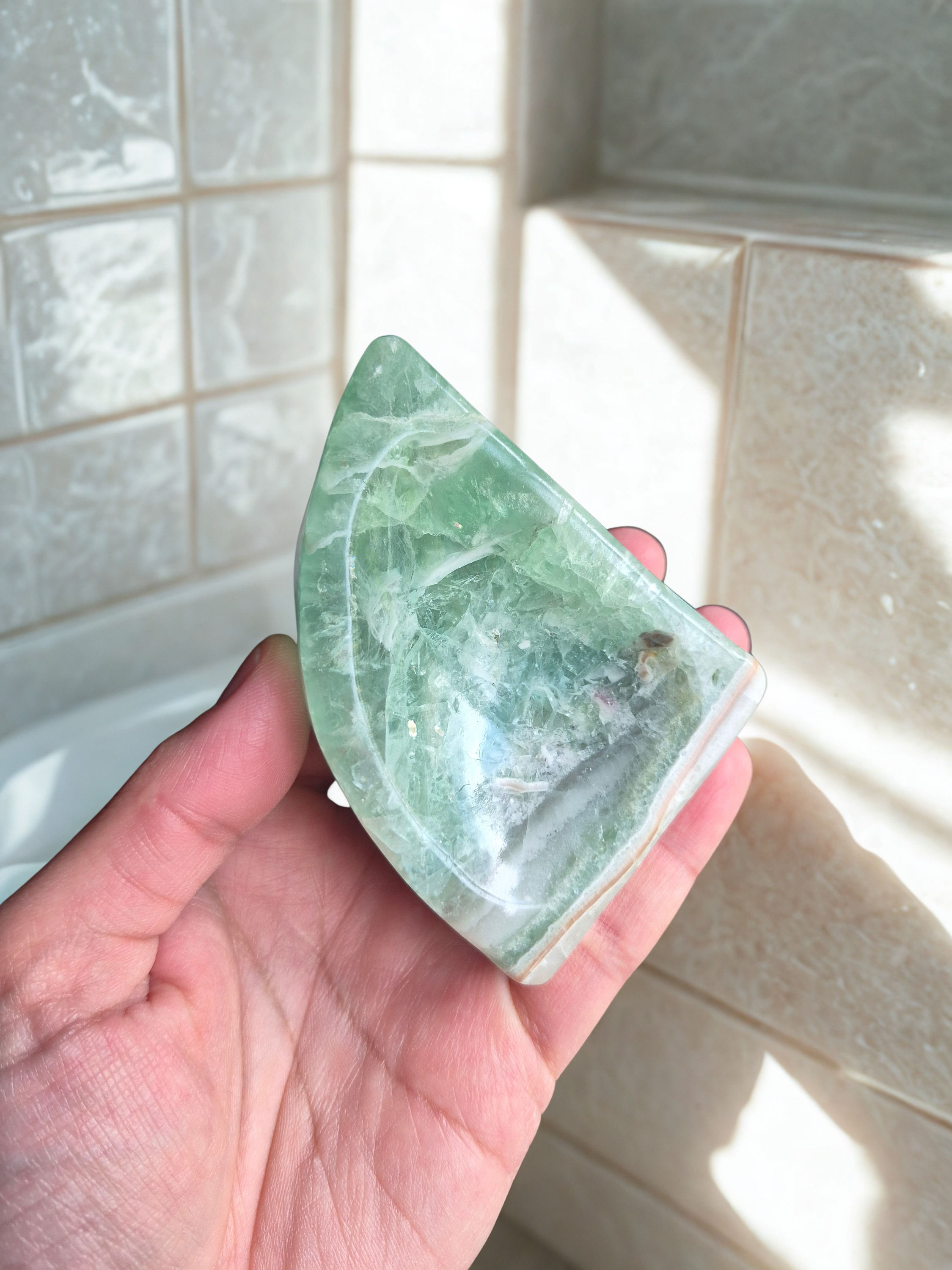 Green Fluorite Bowl