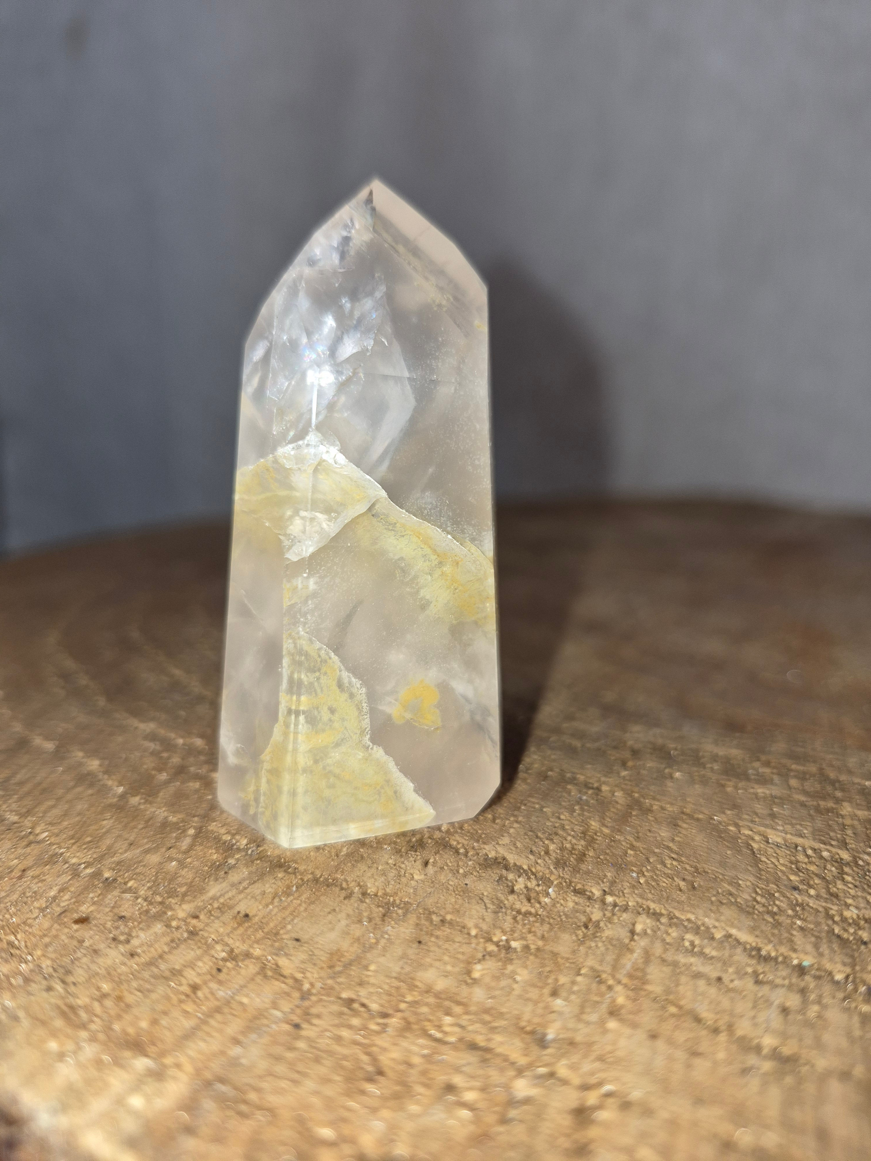 Golden Healer Quartz Tower