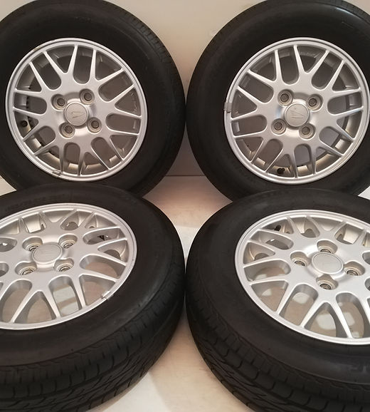 軽自動車用 165/70R13 ブリヂストン ノーマルタイヤ x ダイハツ純正 