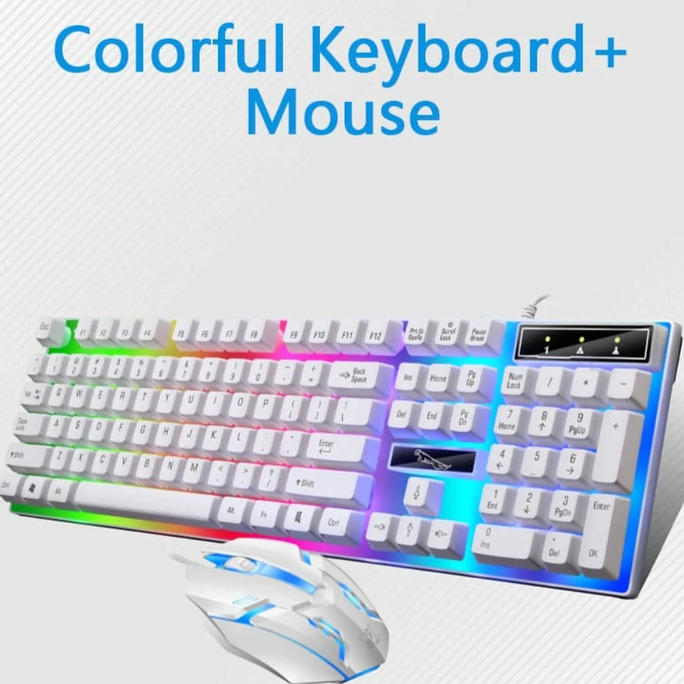 Thumbnail: Ninja Dragons White Knight Gaming Keyboard and Mouse Set
