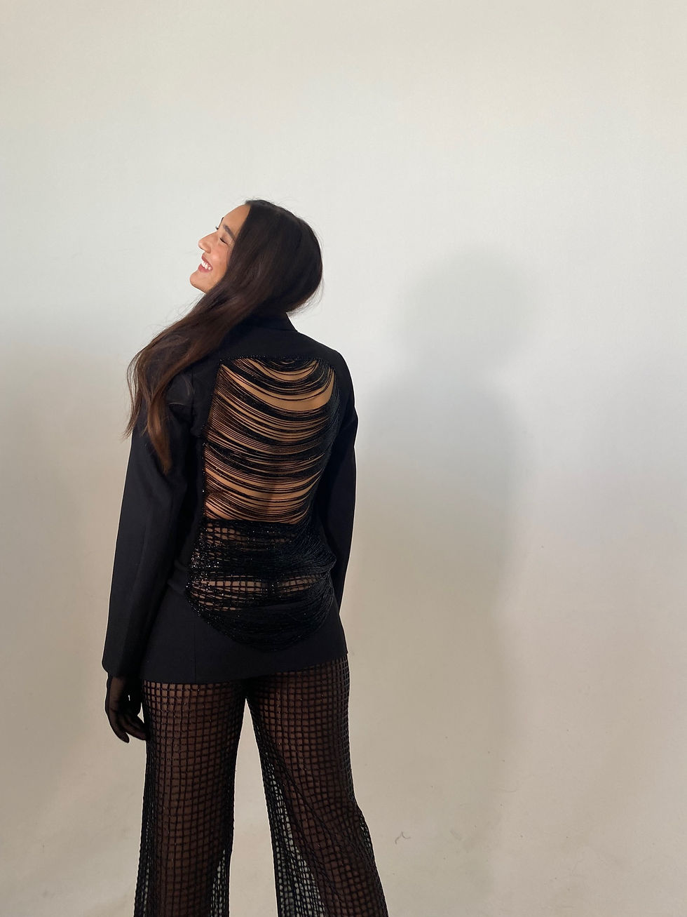 Thumbnail: Hand embroidered pantsuit
