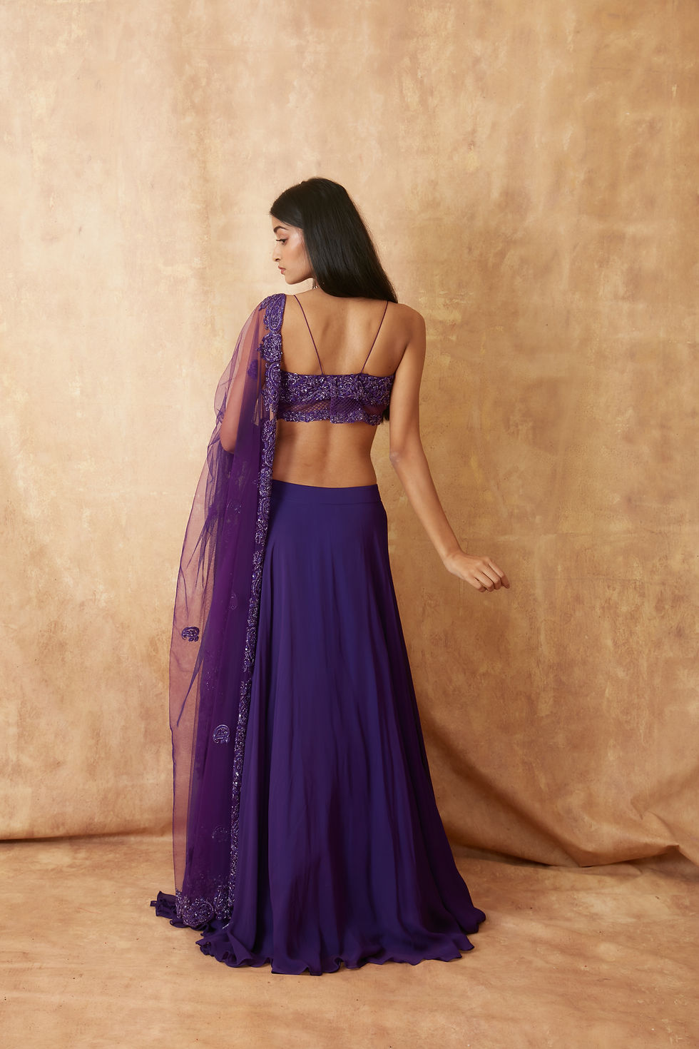 Thumbnail: Twilight Bloom Lehenga