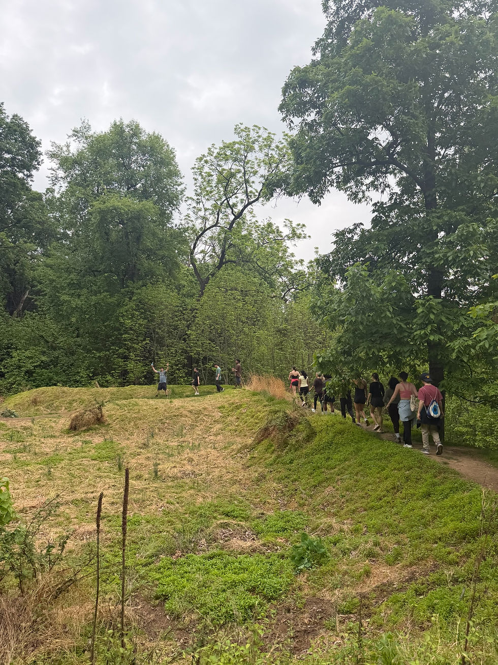 Hiking on Tour