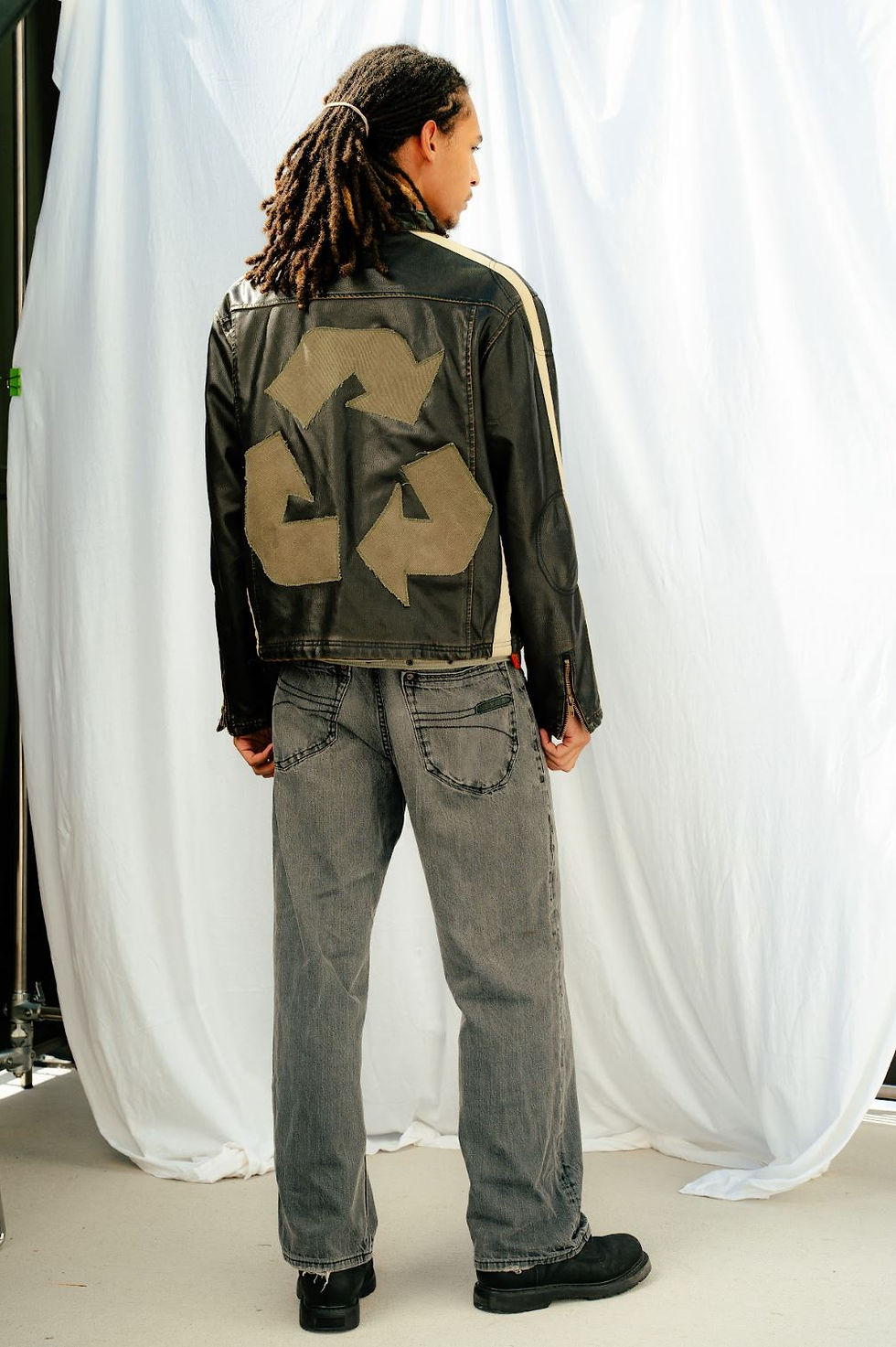 Thumbnail: Leather Recycle Jacket