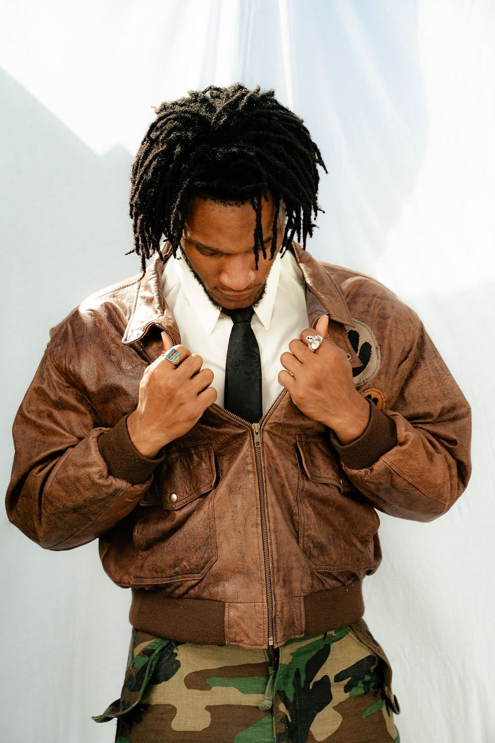 Thumbnail: Leather Smiley Jacket