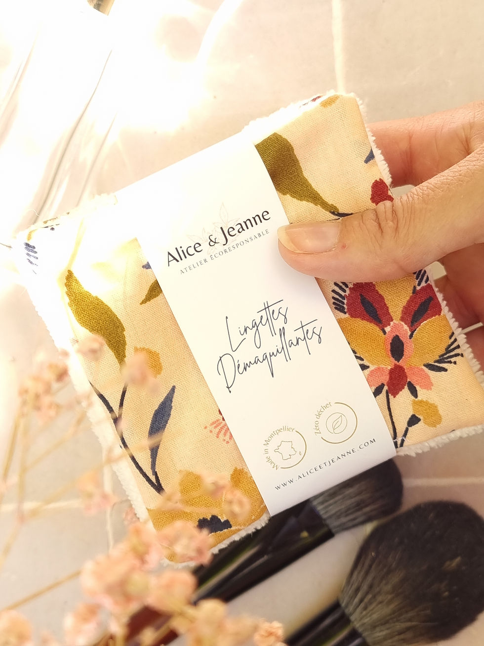 Miniature : Lingettes lavables Agathe