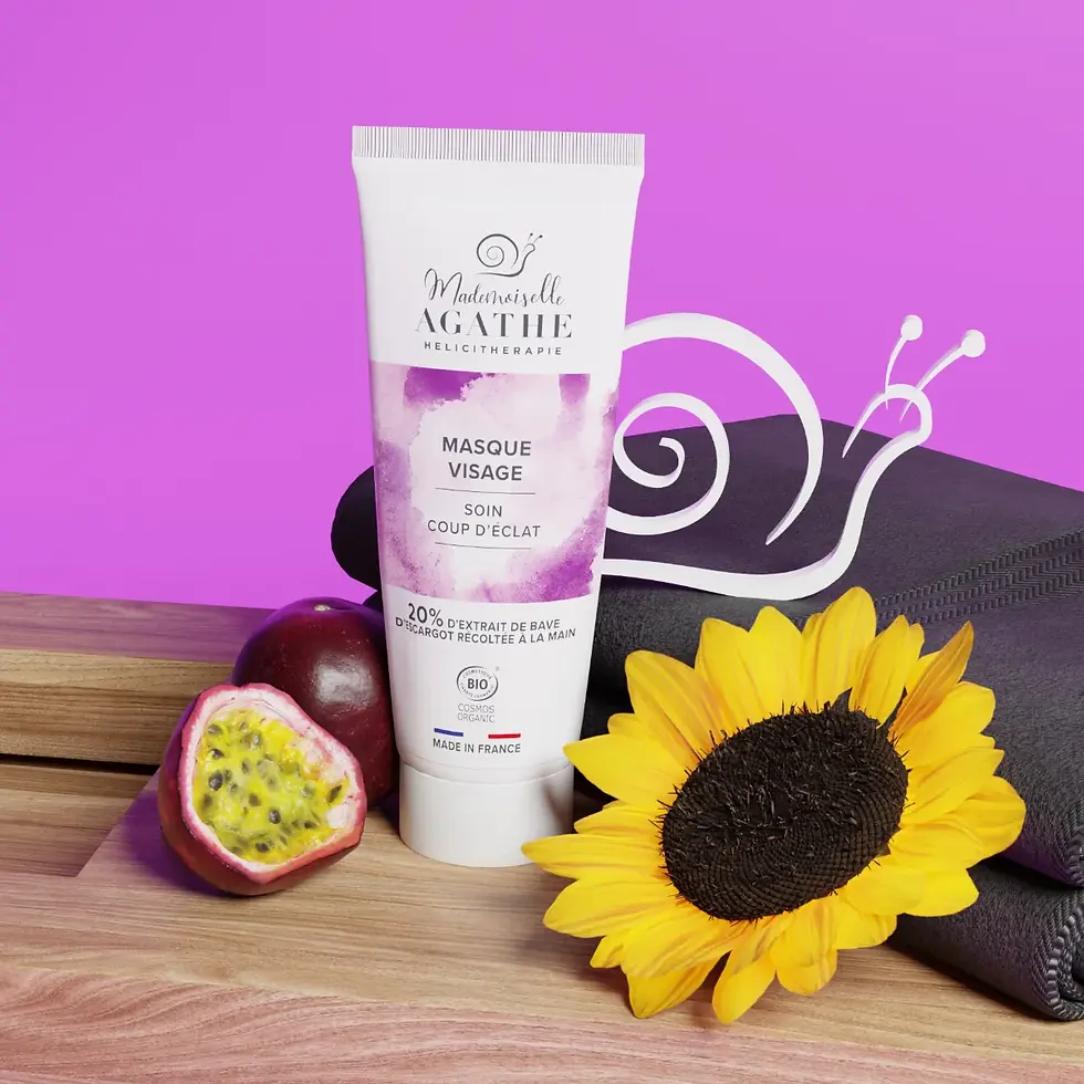 Miniature : MASQUE ÉCLAT CERTIFIÉE BIO  - MLLE AGATHE 🐌