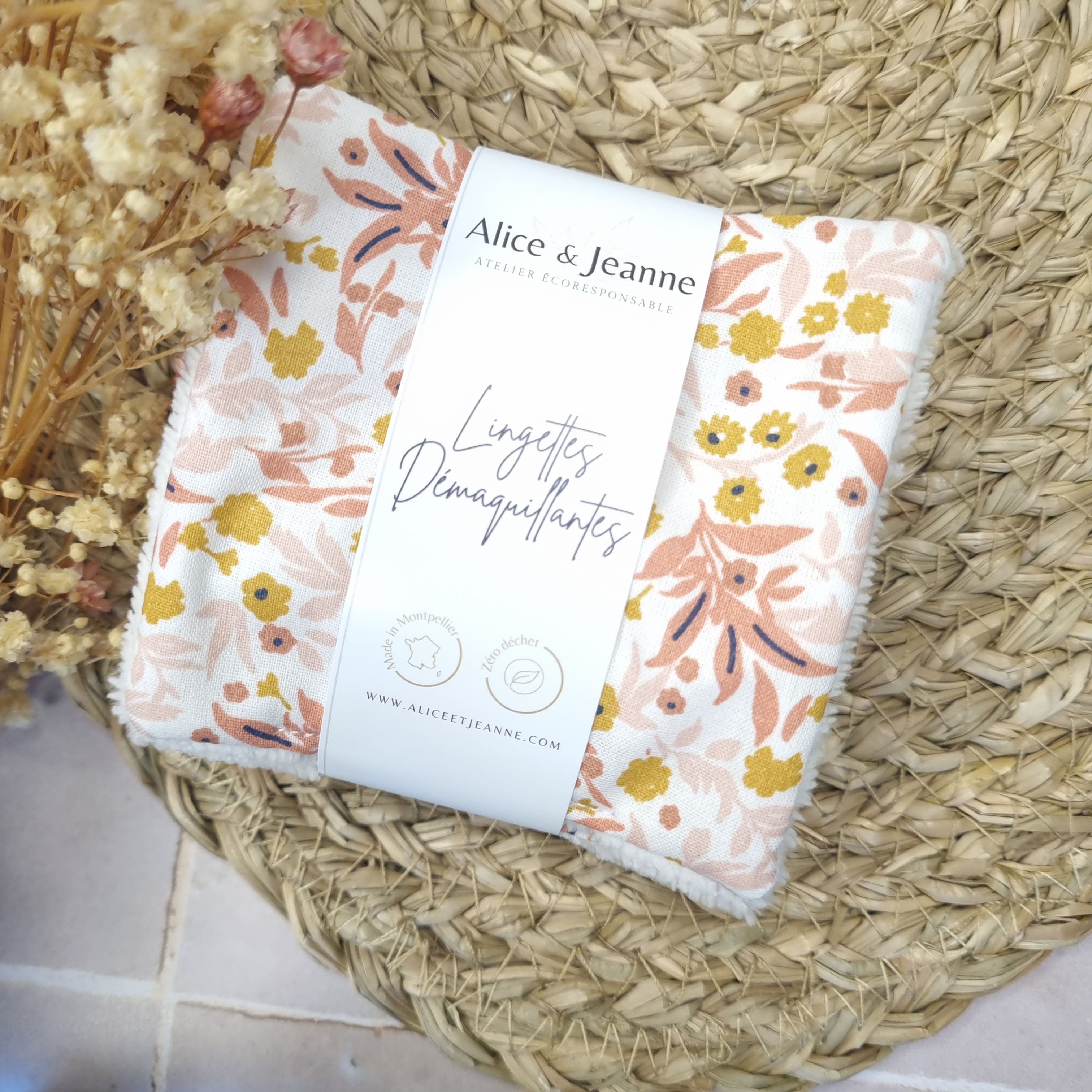 Lingettes lavables Léontine