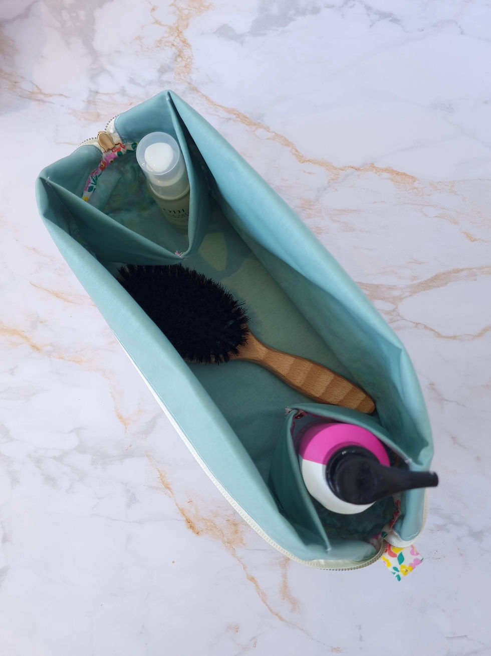 Miniature : Maxi trousse panier Bicolore Colette/Ambre
