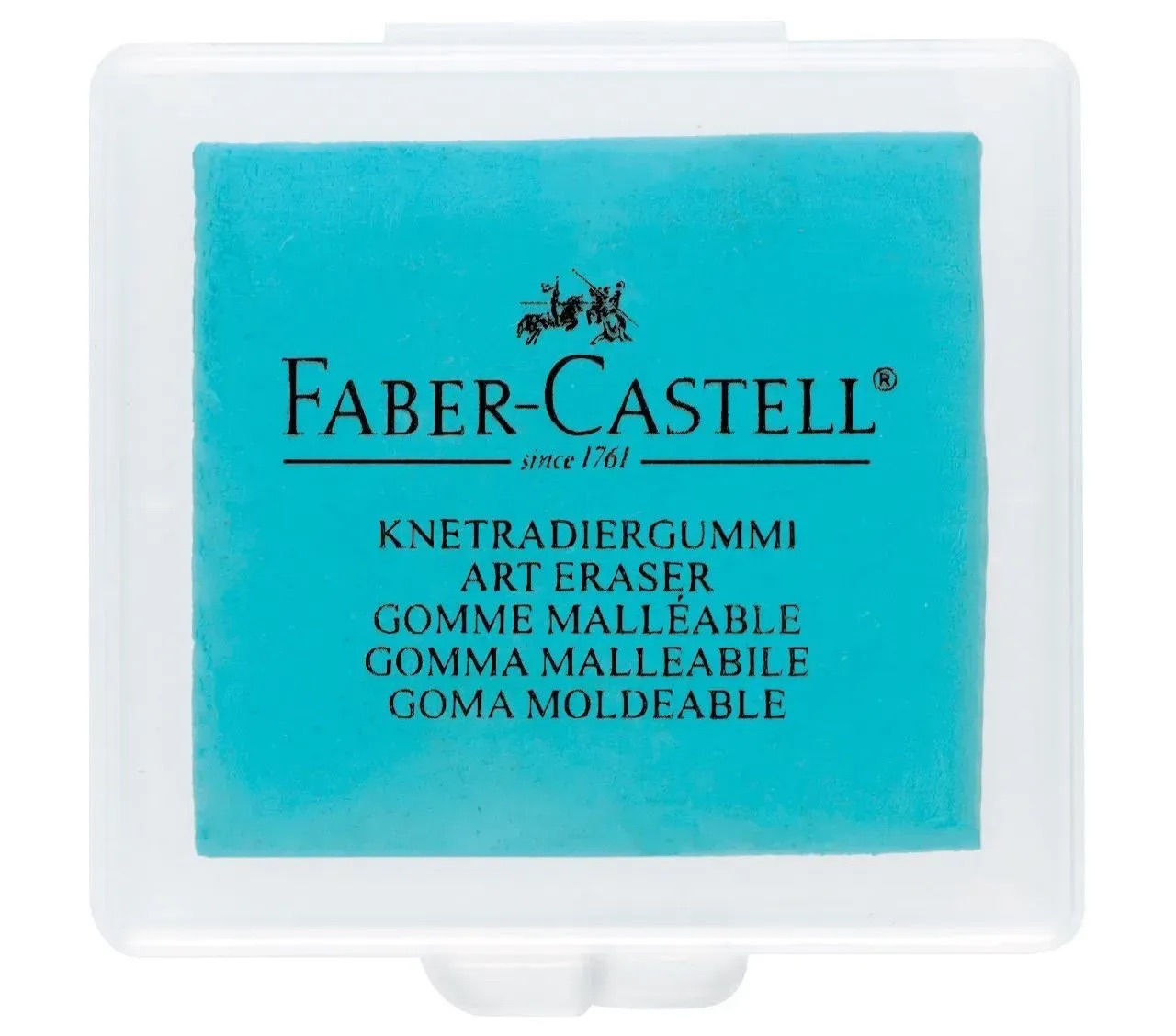 FABER CASTELL Gomme mie de pain couleurs trend turquoise