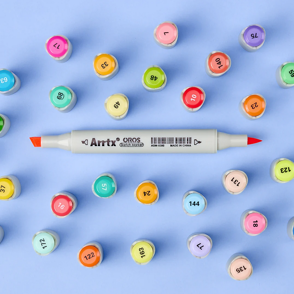 Miniature : ARRTX OROS 80 couleurs, feutres à alcool