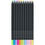 Miniature : FABER CASTELL Crayons de couleur Black Edition néon + pastel x12, étui en carton
