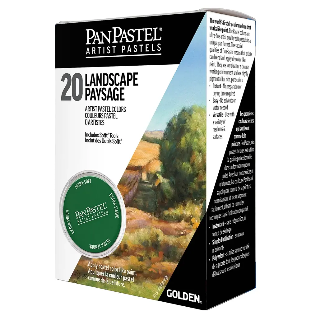 PANPASTEL Set de 20 couleurs paysages