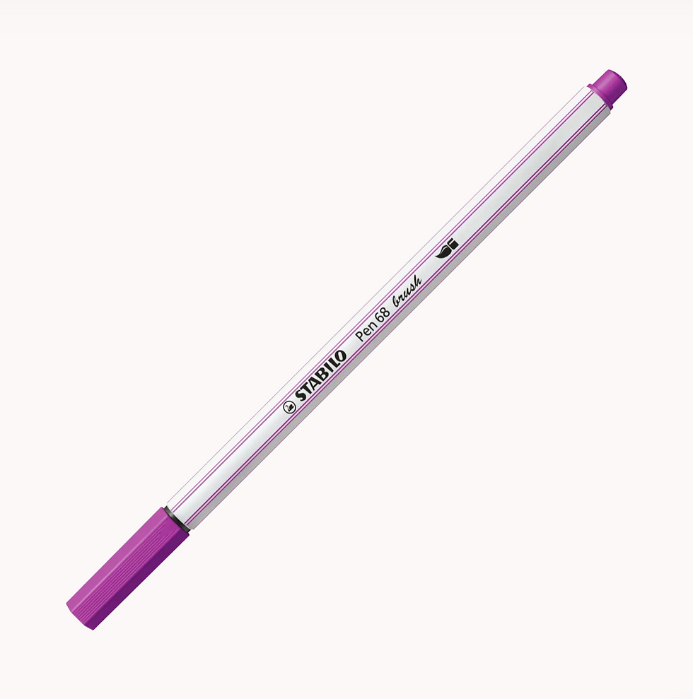 STABILO Pen 68 brush - lilas