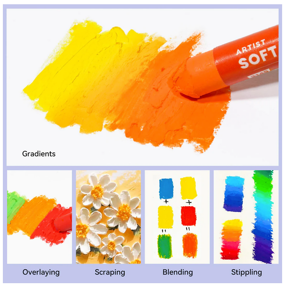 Miniature : ARRTX 48 pastels à l'huile