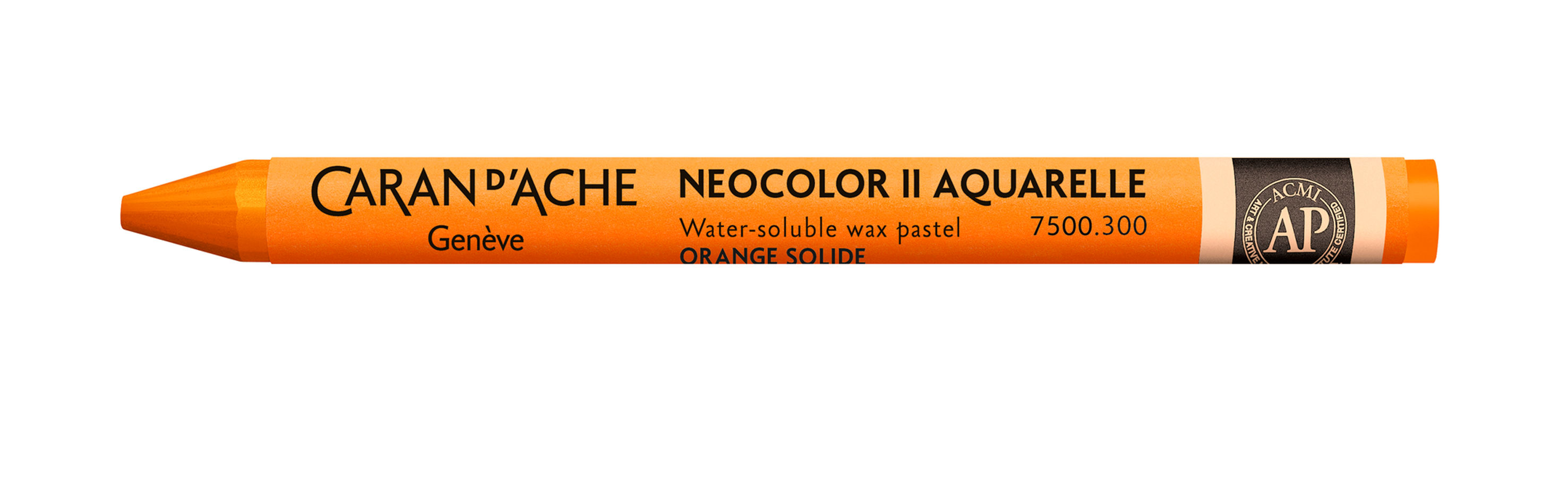 CARAN D'ACHE Pastels aquarellables NEOCOLOR II - 300 Orange solide