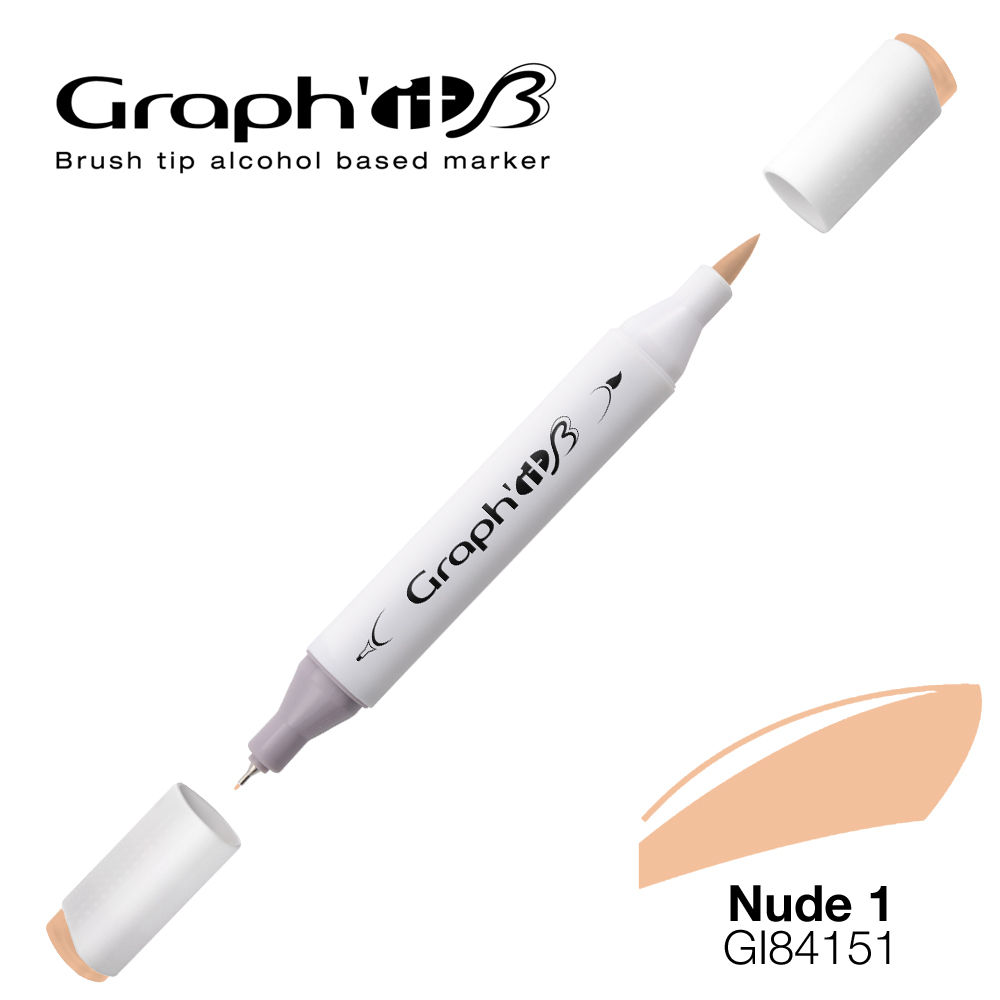 Graph'it Marqueur alcool brush 4151 - Nude 1