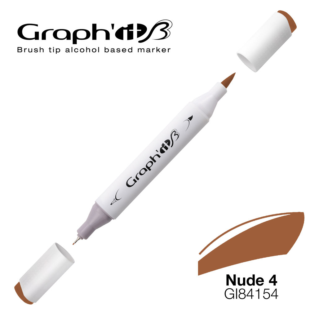 Graph'it Marqueur alcool brush 4154 - Nude 4