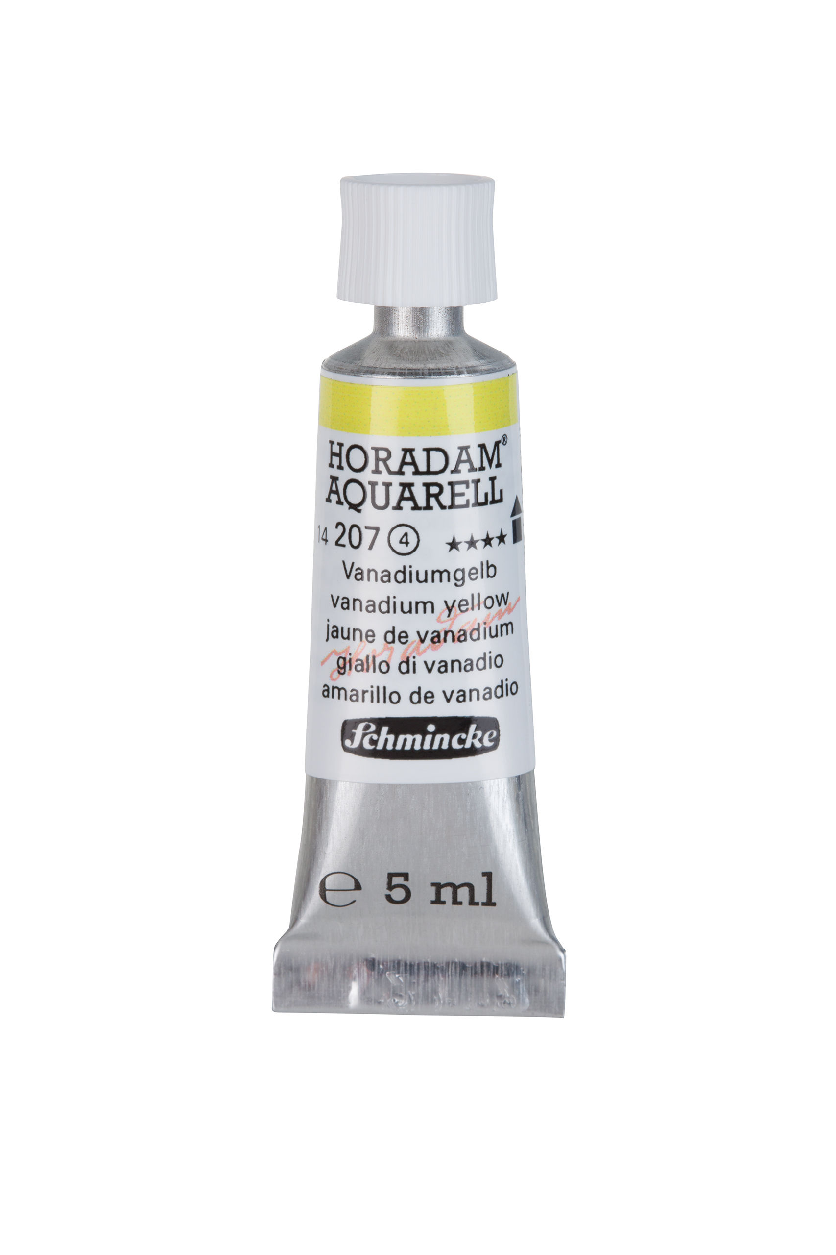 SCHMINCKE Aquarelle Horadam tube de 5 ml 207 jaune de vanadium