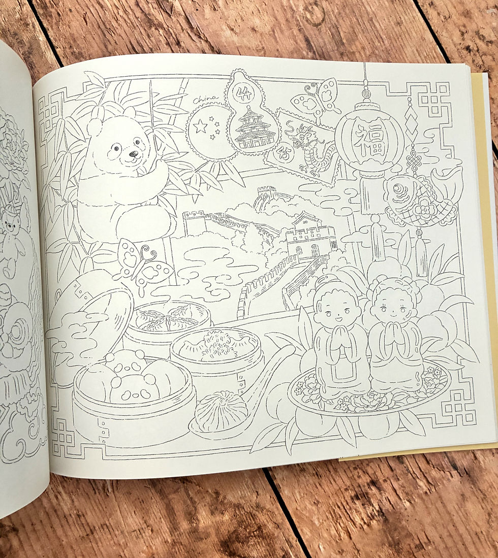 Miniature : Livre de coloriage "My Travel Memories"