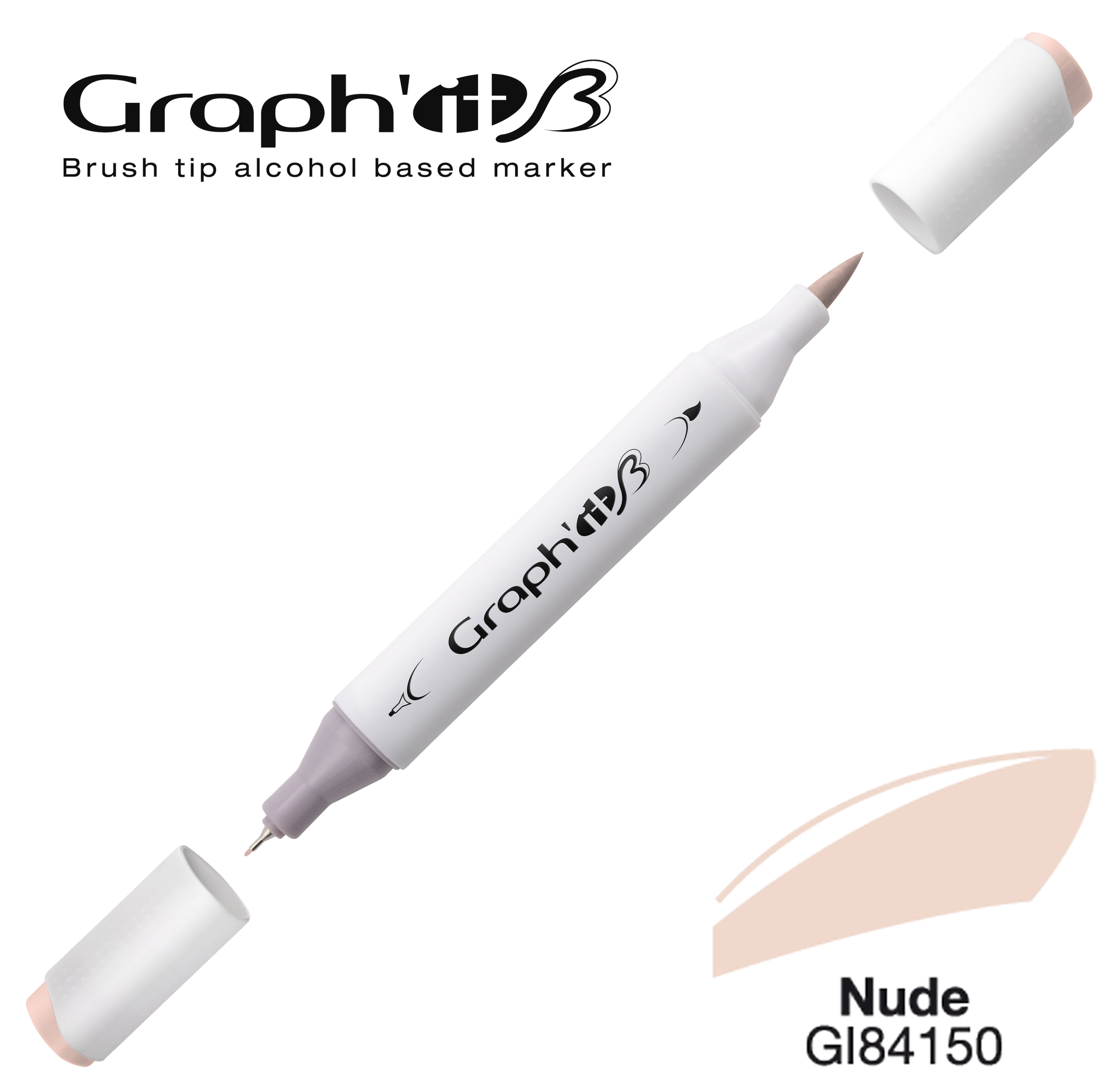 Graph'it Marqueur alcool brush 4150 - Nude 0