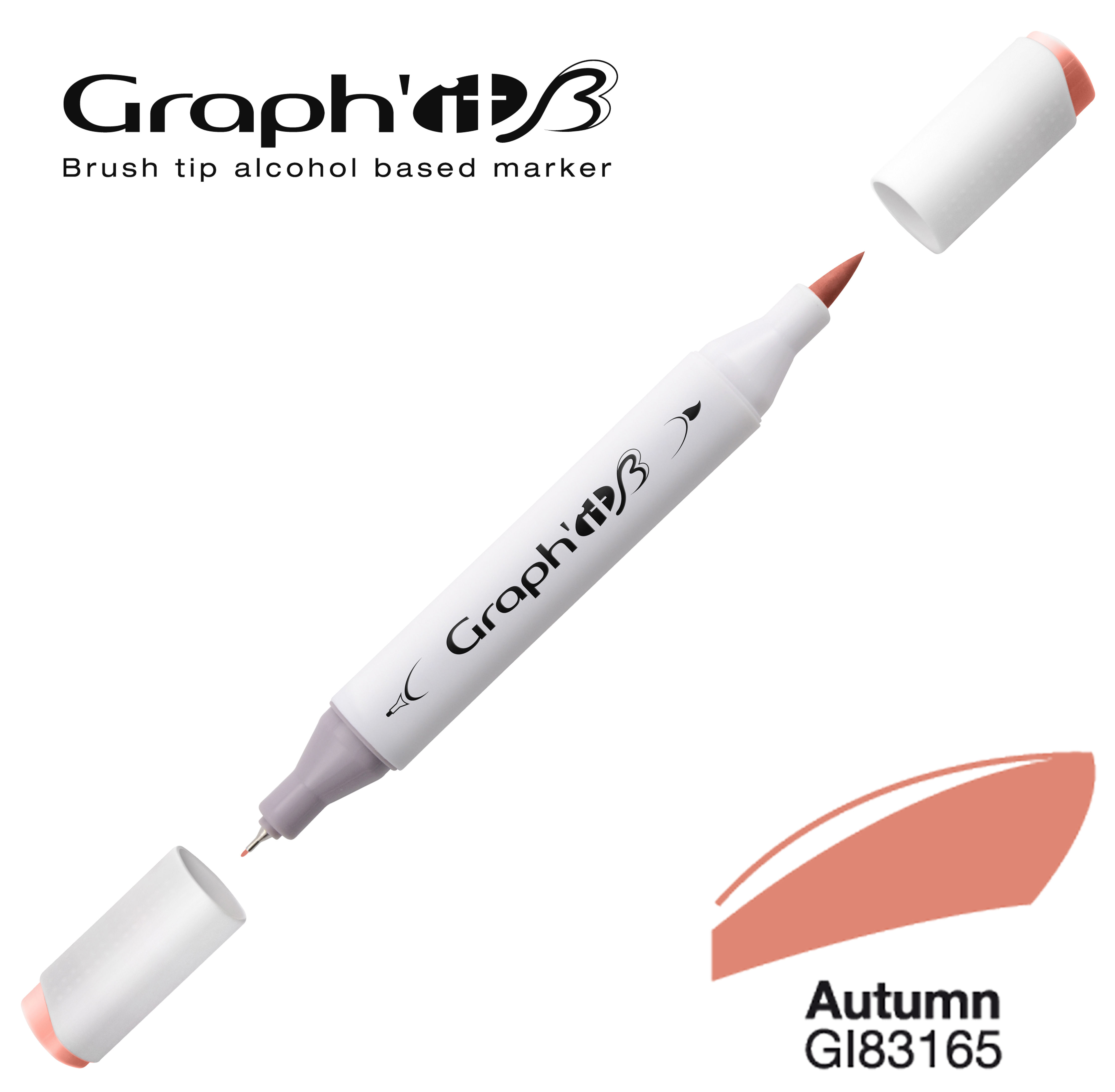 Graph'it Marqueur alcool brush 3165 - Autumn