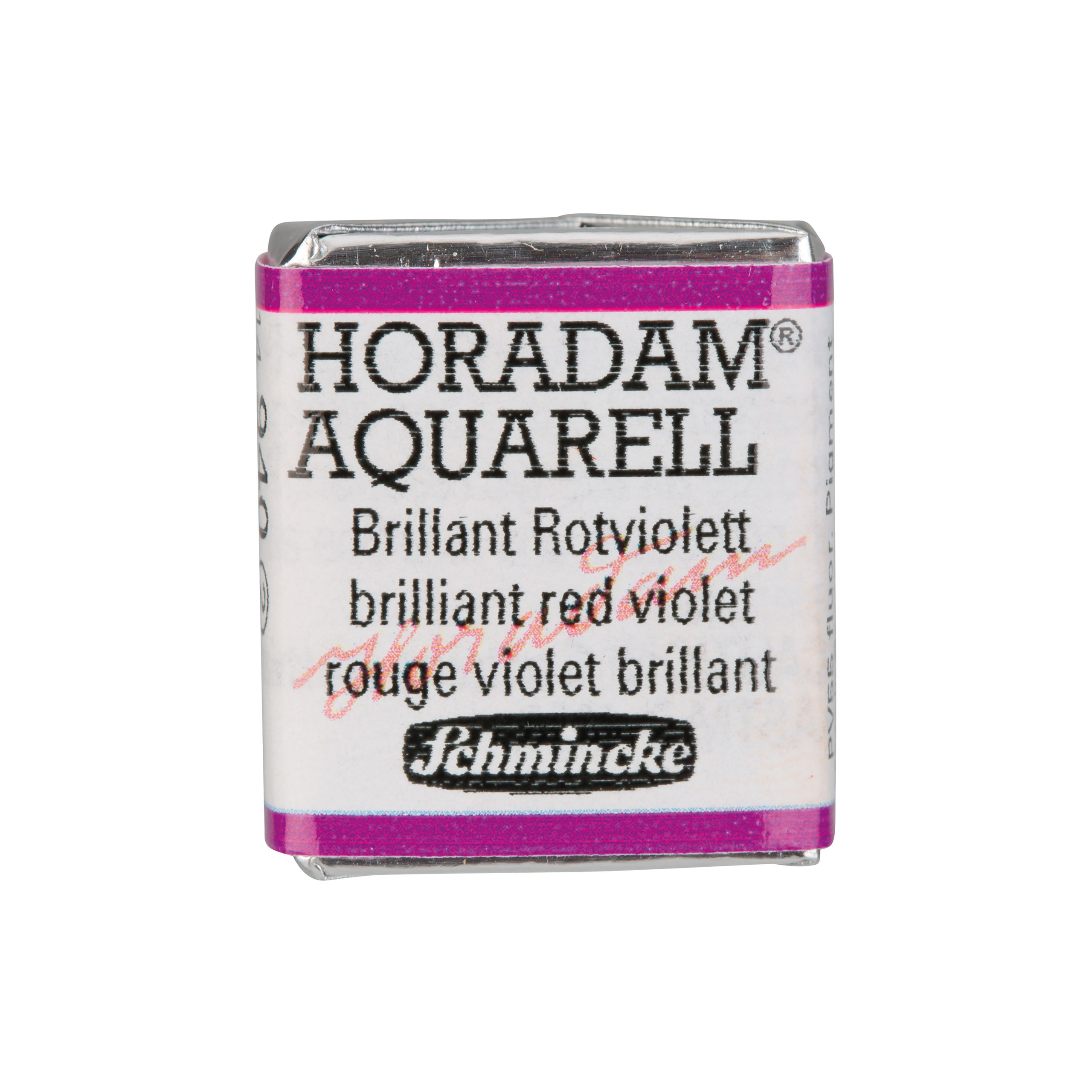 SCHMINCKE Aquarelle Horadam 1/2 godet 940 rouge violet brillant