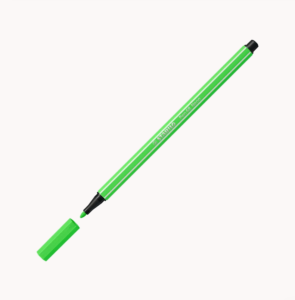 Miniature : STABILO Pen 68 Etui carton de 15 feutres dont 5 fluo