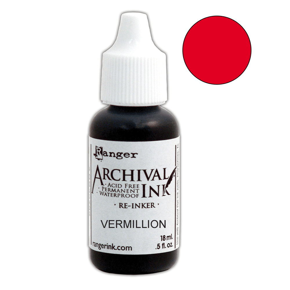 RANGER Recharge d'encre Archival Ink Vermillion