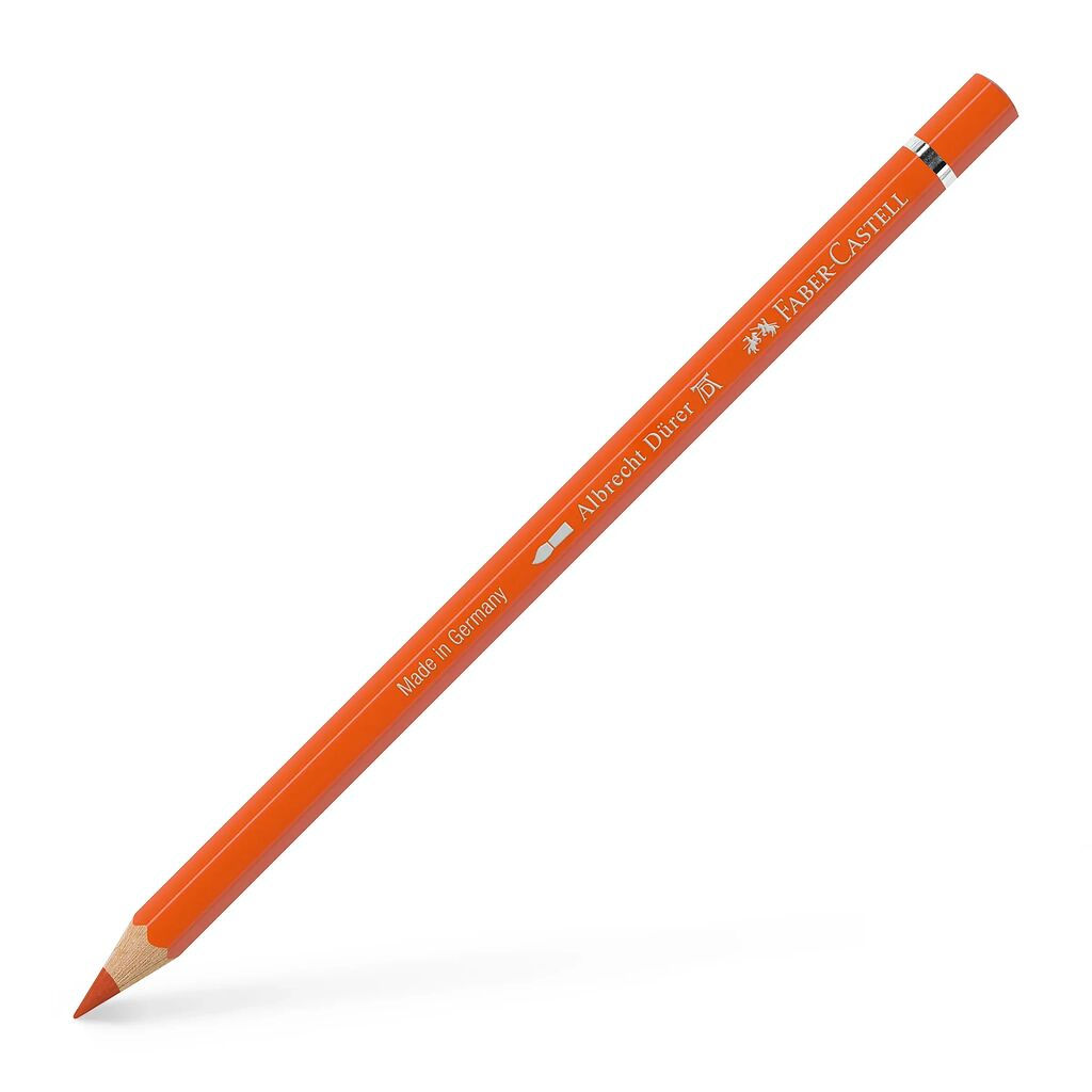FABER CASTELL Crayon aquarellable Albrecht Dürer 115 Orange de cadmium foncé