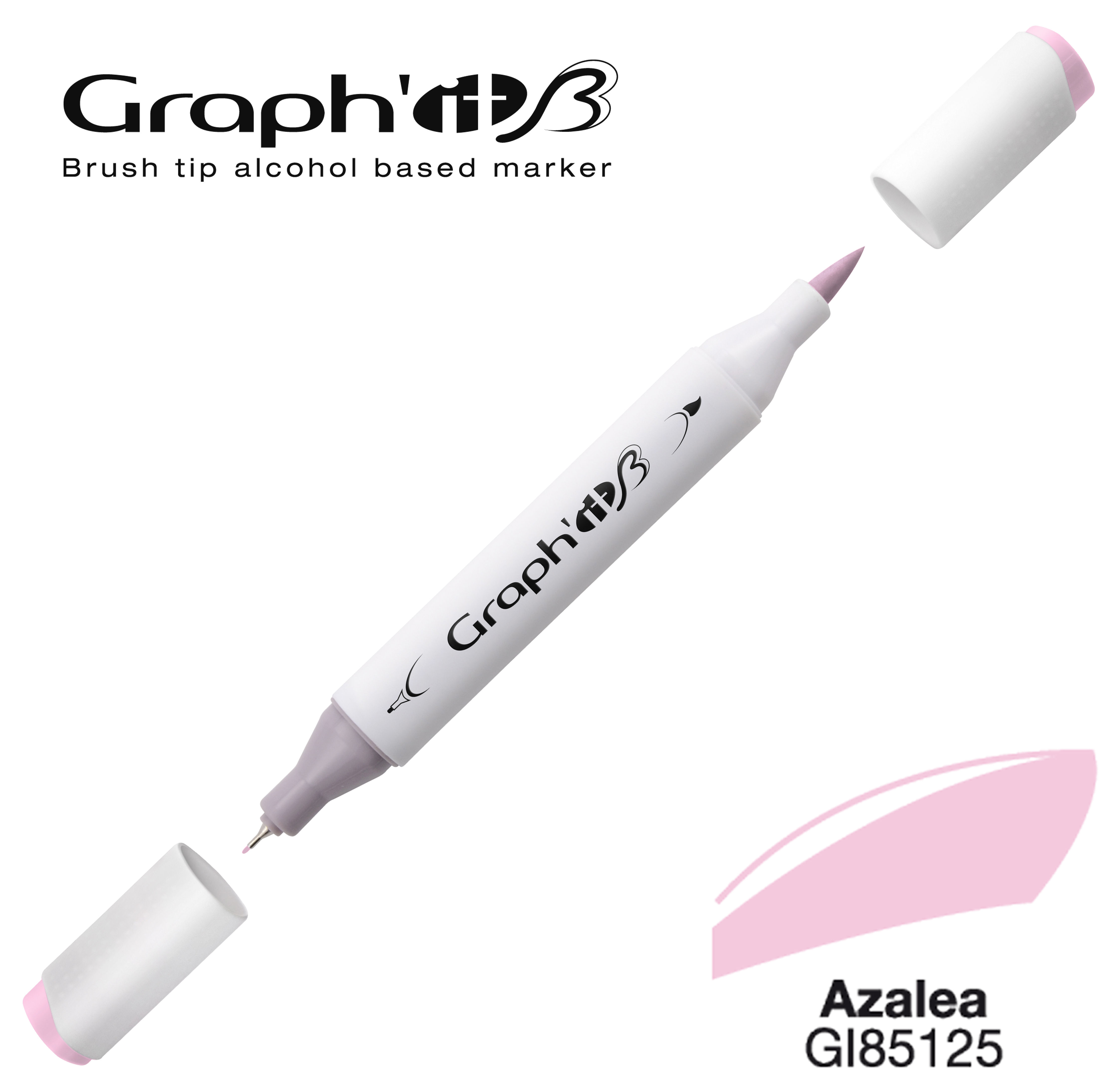 Graph'it Marqueur alcool brush 5125 - Azalea