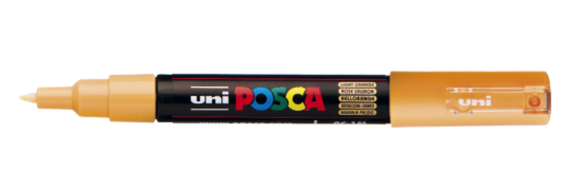 Miniature : UNI BALL Marqueur Posca PC1MC pointe conique extra fine 0.7-1mm rose saumon