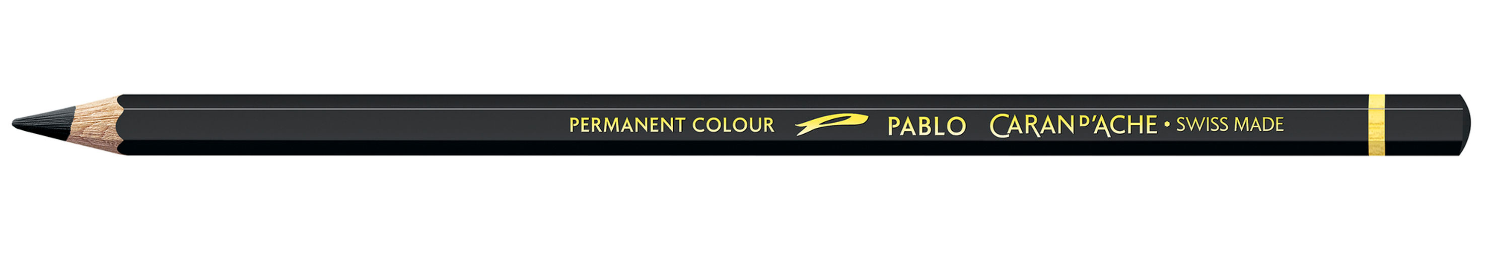 CARAN D'ACHE Crayons de couleur Pablo à l'unité - 496 Noir d'ivoire