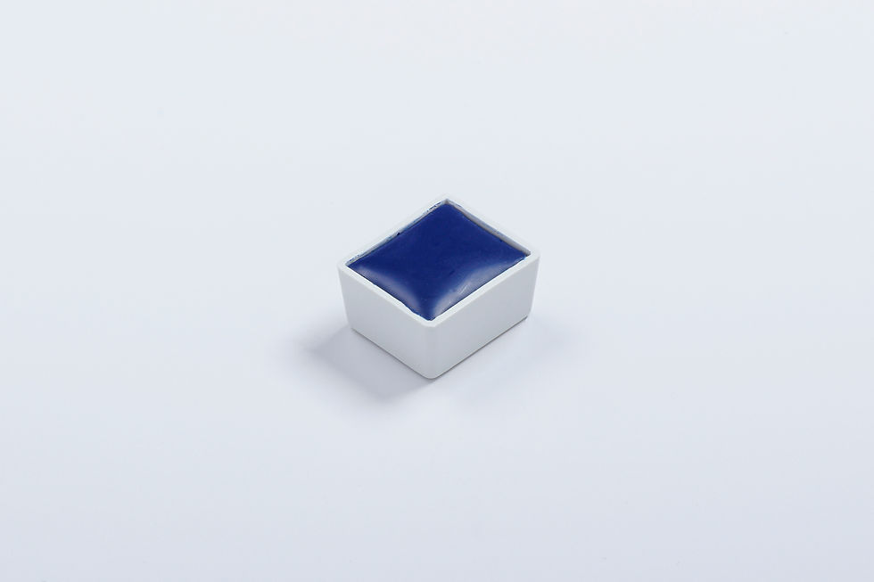 Miniature : BLOCKX Aquarelle extra-fine demi-godet - Bleu cyanine